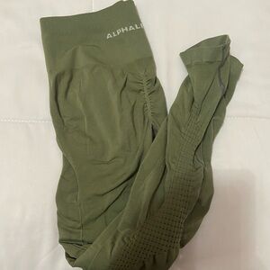 Alphalete Forest Green contour leggings